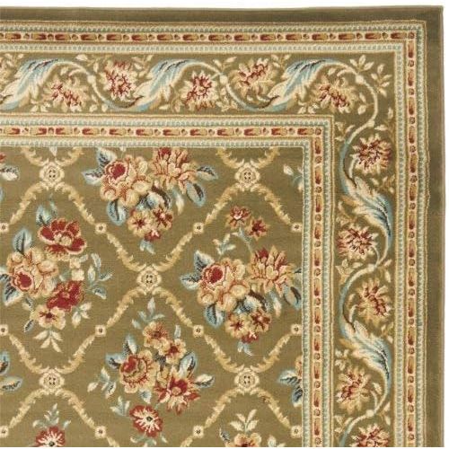  Safavieh Lyndhurst Collection LNH556-1212 Traditional Floral Trellis Ivory Area Rug (4 x 6)