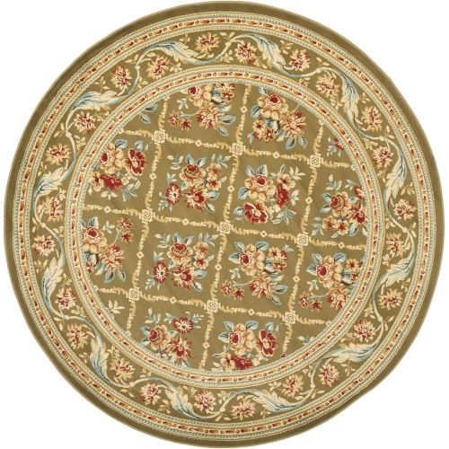  Safavieh Lyndhurst Collection LNH556-1212 Traditional Floral Trellis Ivory Area Rug (4 x 6)