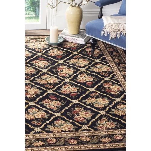  Safavieh Lyndhurst Collection LNH556-1212 Traditional Floral Trellis Ivory Area Rug (4 x 6)