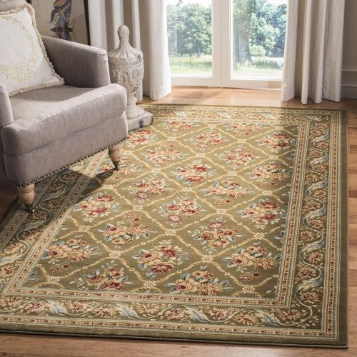  Safavieh Lyndhurst Collection LNH556-1212 Traditional Floral Trellis Ivory Area Rug (4 x 6)