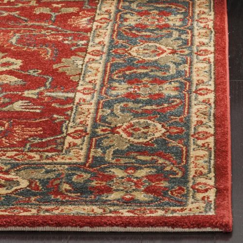  Safavieh Mahal Collection MAH697A Traditional Oriental Red and Natural Area Rug (11 x 16)