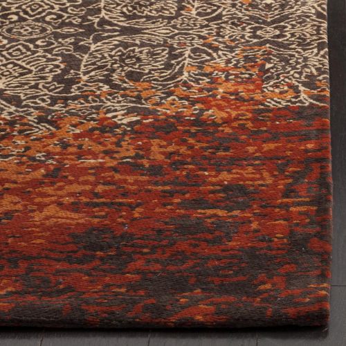  Safavieh Classic Vintage Collection CLV224A Rust and Brown Area Rug (4 x 6)