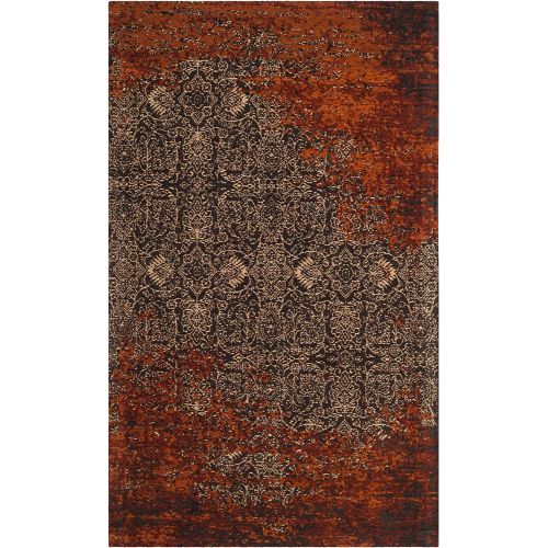  Safavieh Classic Vintage Collection CLV224A Rust and Brown Area Rug (4 x 6)