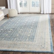 Safavieh Sofia Collection SOF376C Vintage Blue and Beige Distressed Area Rug (4 x 57)