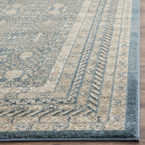  Safavieh Sofia Collection SOF376C Vintage Blue and Beige Distressed Area Rug (4 x 57)