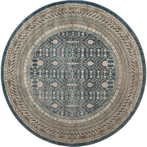  Safavieh Sofia Collection SOF376C Vintage Blue and Beige Distressed Area Rug (4 x 57)