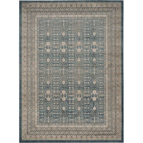  Safavieh Sofia Collection SOF376C Vintage Blue and Beige Distressed Area Rug (4 x 57)