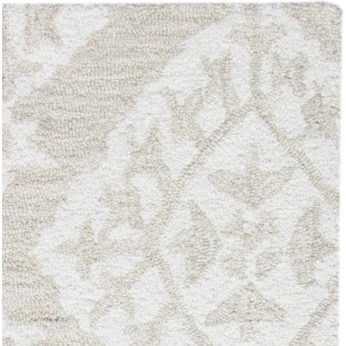  Safavieh Micro-Loop Collection MLP210A Light Grey Area Rug, 4 x 6