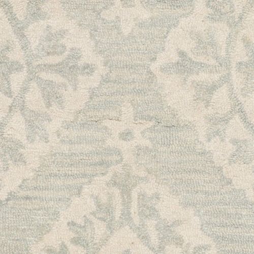  Safavieh Micro-Loop Collection MLP210A Light Grey Area Rug, 4 x 6