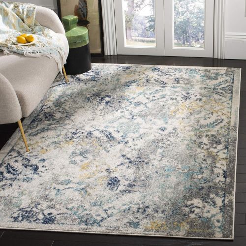  Safavieh MAD159M-8 Rug, 8 x 10, IvoryBlue