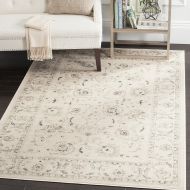 Safavieh Vintage Collection VTG432D Transitional Oriental Light Grey and Ivory Distressed Area Rug (3 x 5)