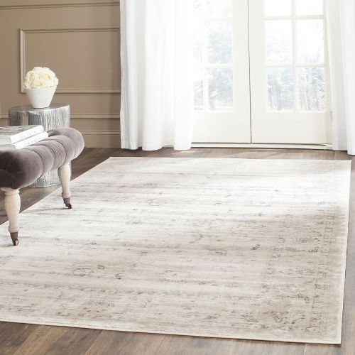  Safavieh Vintage Collection VTG432D Transitional Oriental Light Grey and Ivory Distressed Area Rug (3 x 5)