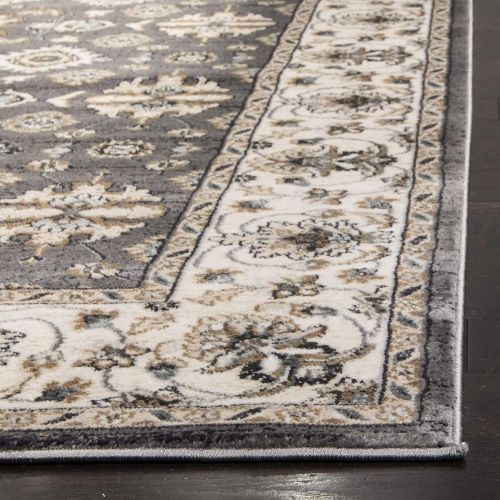  Safavieh Lyndhurst Collection LNH332G Traditional Oriental Grey and Cream Area Rug (8 11 x 12)