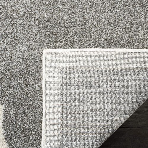  Safavieh Amherst Collection AMT423R Dark Grey and Beige Indoor Outdoor Area Rug (8 x 10)