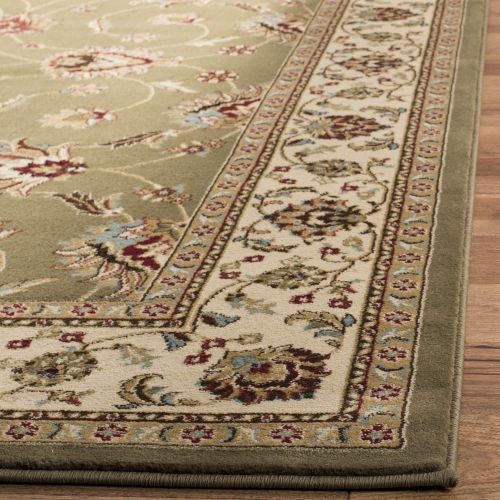  Safavieh Lyndhurst Collection LNH553-5212 Traditional Floral Green and Ivory Area Rug (4 x 6)