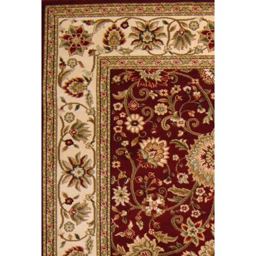  Safavieh Lyndhurst Collection LNH212K Traditional Oriental Ivory and Red Area Rug (6 x 9)