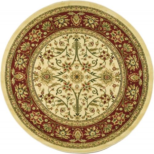  Safavieh Lyndhurst Collection LNH212K Traditional Oriental Ivory and Red Area Rug (6 x 9)