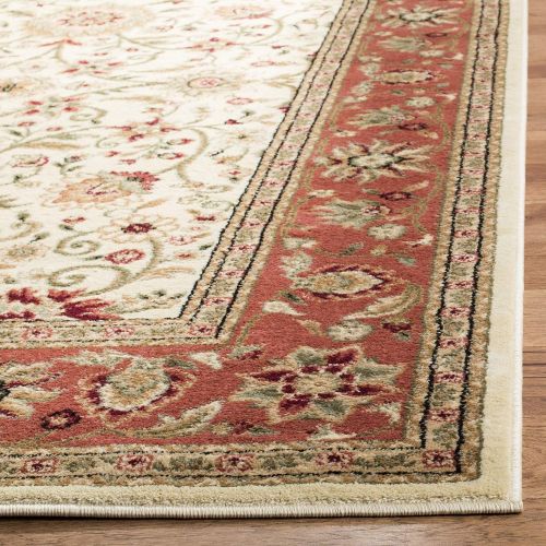  Safavieh Lyndhurst Collection LNH212K Traditional Oriental Ivory and Red Area Rug (6 x 9)