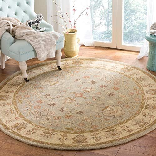  Safavieh Antiquities Collection AT62A Handmade Traditional Light Grey and Beige Area Rug (8 x 10)