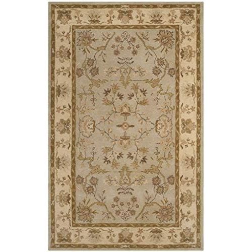  Safavieh Antiquities Collection AT62A Handmade Traditional Light Grey and Beige Area Rug (8 x 10)