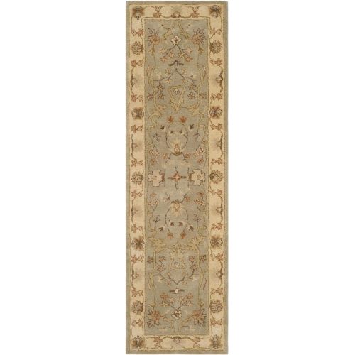  Safavieh Antiquities Collection AT62A Handmade Traditional Light Grey and Beige Area Rug (8 x 10)