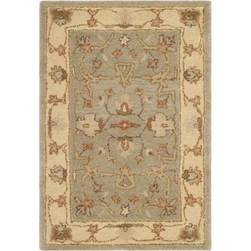  Safavieh Antiquities Collection AT62A Handmade Traditional Light Grey and Beige Area Rug (8 x 10)