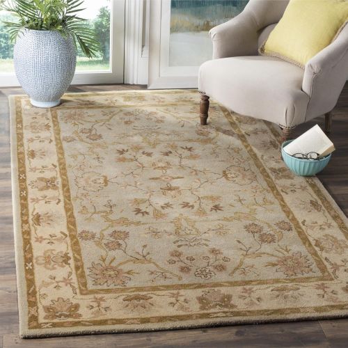  Safavieh Antiquities Collection AT62A Handmade Traditional Light Grey and Beige Area Rug (8 x 10)