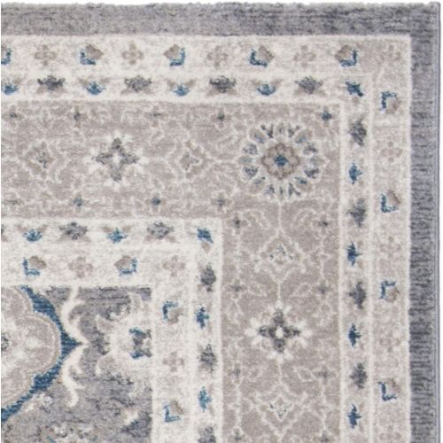  Safavieh Sofia Collection SOF366B Vintage Light Grey and Beige Distressed Area Rug (8 x 11)