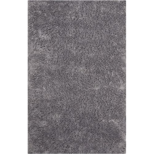  Safavieh Classic Shag Collection SG240G Handmade Grey Area Rug (86 x 116)