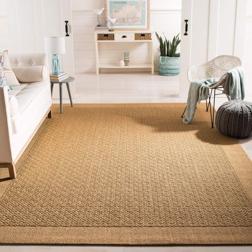  Safavieh Palm Beach Collection PAB355A Natural Sisal & Jute Area Rug (4 x 6)