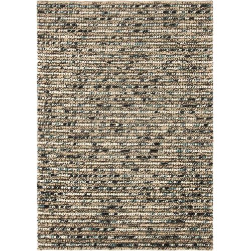  Safavieh Bohemian Collection BOH525A Hand-Knotted Blue and Multi Jute Area Rug (4 x 6)