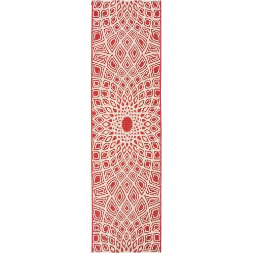  Safavieh Courtyard Collection CY2326-3009 Brown and Natural Indoor Outdoor Area Rug (67 x 96)