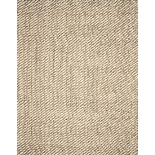  Safavieh Natural Fiber Collection NF458A Hand Woven Bleach and Natural Jute Area Rug (9 x 12)