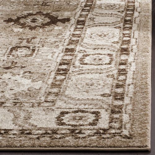  Safavieh Vintage Hamadan Collection VTH214T Oriental Antiqued Taupe Area Rug (67 x 9)