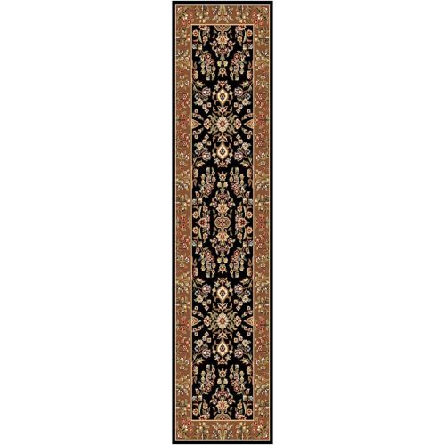  Safavieh Lyndhurst Collection LNH331B Traditional Oriental Red and Black Runner (23 x 16)