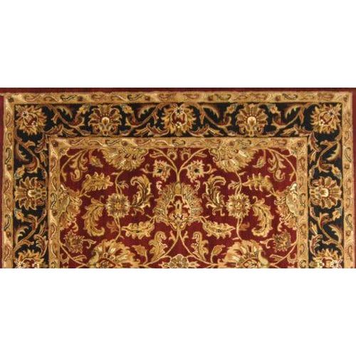  Safavieh Heritage Collection HG628D Handcrafted Traditional Oriental Red and Ivory Wool Area Rug (5 x 8)
