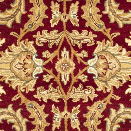  Safavieh Heritage Collection HG628D Handcrafted Traditional Oriental Red and Ivory Wool Area Rug (5 x 8)