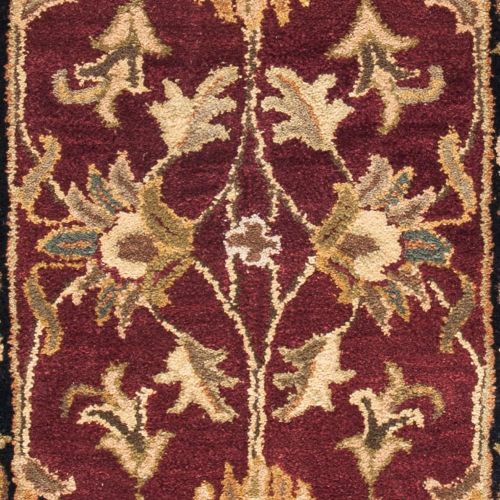  Safavieh Heritage Collection HG628D Handcrafted Traditional Oriental Red and Ivory Wool Area Rug (5 x 8)