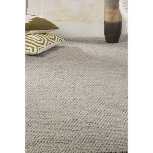  Safavieh Natura Collection NAT620B Hand-Woven Beige Wool Area Rug (3 x 5)