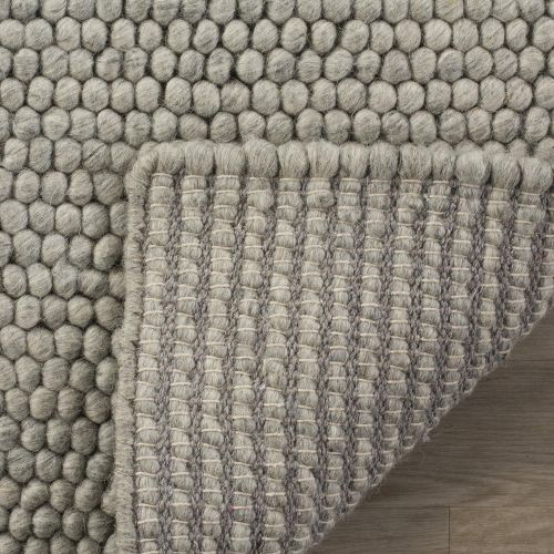  Safavieh Natura Collection NAT620B Hand-Woven Beige Wool Area Rug (3 x 5)