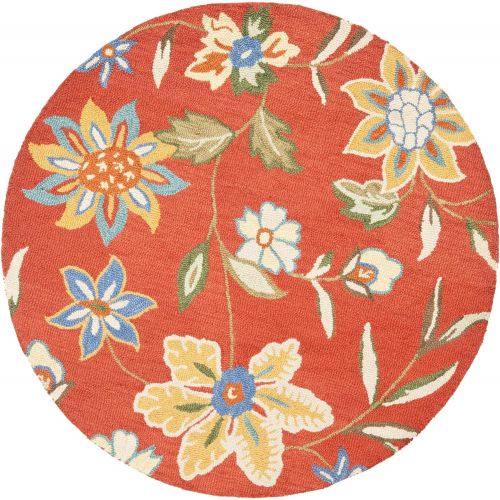  Safavieh Blossom Collection BLM673A Handmade Rust and Multi Premium Wool Area Rug (89 x 12)