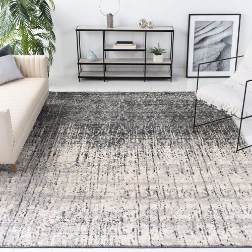  Safavieh Retro Collection RET2770-6065 Modern Abstract Light Blue and Blue Area Rug (5 x 8)