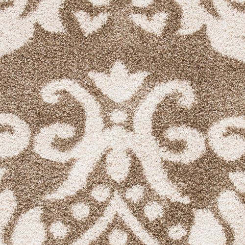  Safavieh Florida Shag Collection SG460-1311 Beige and Cream Area Rug (6 x 9)