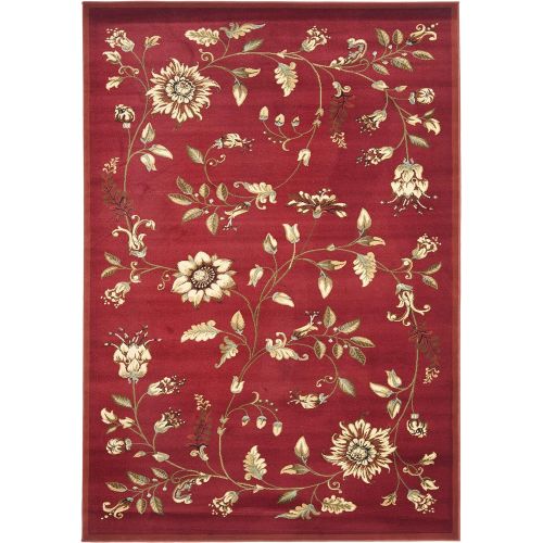  Safavieh Lyndhurst Collection LNH552-4091 Traditional Floral Area Rug, 53 x 76, RedMulticolored