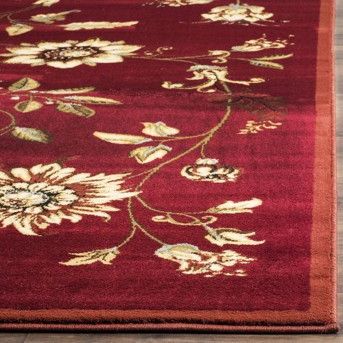  Safavieh Lyndhurst Collection LNH552-4091 Traditional Floral Area Rug, 53 x 76, RedMulticolored