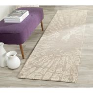Safavieh Bella Collection BEL656A Handmade Modern Abstract Winter Taupe Premium Wool Area Rug (8 x 10)