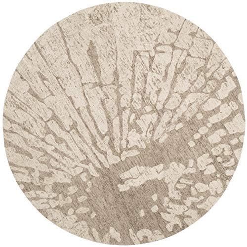  Safavieh Bella Collection BEL656A Handmade Modern Abstract Winter Taupe Premium Wool Area Rug (8 x 10)