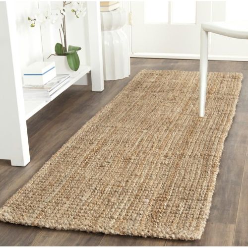  Safavieh Natural Fiber Collection NF747A Hand Woven Natural Jute Area Rug (6 x 9)