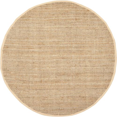  Safavieh Natural Fiber Collection NF747A Hand Woven Natural Jute Area Rug (6 x 9)