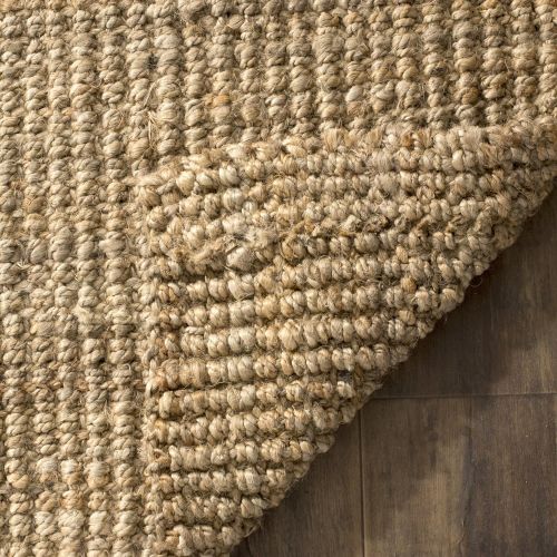  Safavieh Natural Fiber Collection NF747A Hand Woven Natural Jute Area Rug (6 x 9)